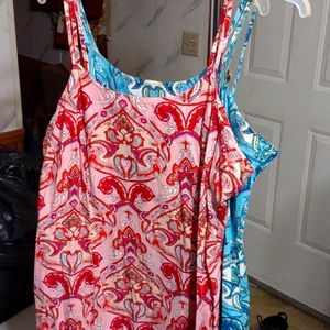 Route 66 size large pink and red Vintage Sun dress